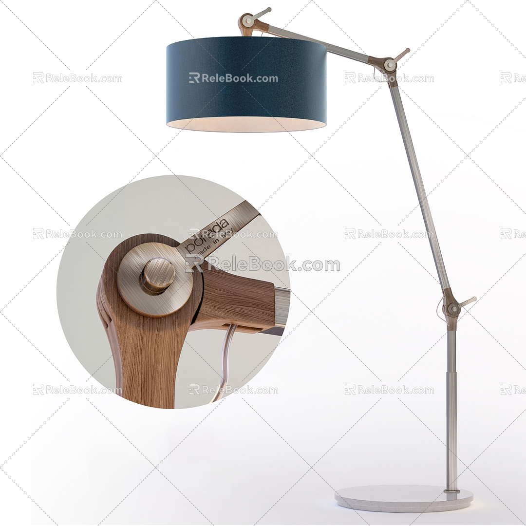 SAWA Porada Gary small Floor Lamp Punk Floor Lamp Fixtures Decorative Floor Lamp loft Floor Lamp 3d model