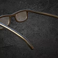 Comfortable Stylish Brown Acetate Eyeglasses Frame With Rectangular Shape For Daily Use