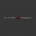 White Wooden Bow With Red Grip For Archery And Hunting Use