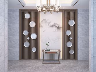 New Chinese Entrance 3d model