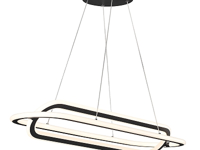 Modern Minimalist Chandelier Simple Chandelier 3d model