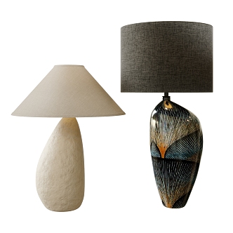 Modern Table Lamp Ceramic Table Lamp 3d model