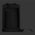 Philips Electric Coffee Maker in Black with Matching Spoon Accessory