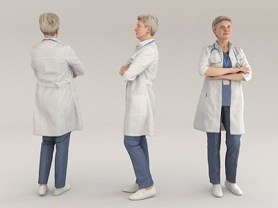 Doctor Career Chat 3d model