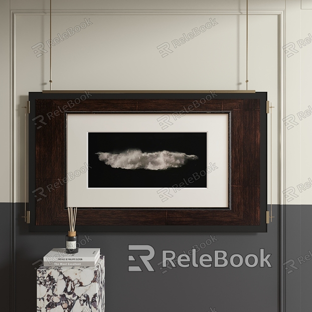 Abstract Hanging Paintings model