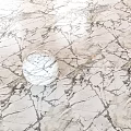 Marble Wall Panels with Various Textures White Black and Gray Decorative Spheres 3d model
