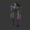 Robot Assistant Small Robot Butler Robot Butler Figure Game Figure 3d model