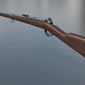 Rifle gun Xia Saibo rifle semi-automatic rifle gun rifle simple model rifle low model low face number rifle game rifle gun M1866 3d model