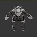 Modern Robot Mech Warrior Mech Soldier Machine Battlearm Mechanical Battlearm 3d model