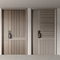 Security Doors With Various Designs Textures And Colors For Home Security 3d model