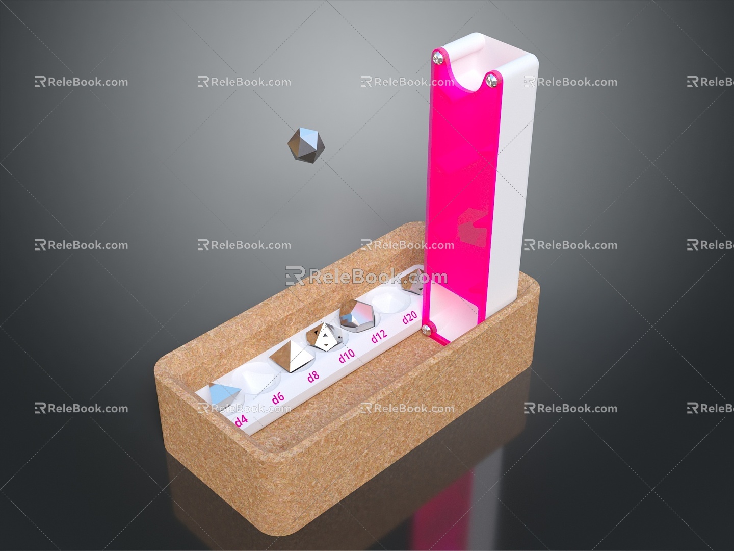 Modern Dice Color Roll Dice Game Roll Dice 3d model