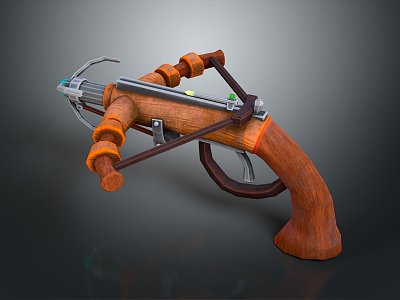 Crossbow Mechanical Crossbow Shift Bow and Arrow Shoot Far Equipment Weapons High-tech Crossbow 3d model