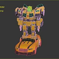 Modern Robot Bumblebee Transformers Mecha Warrior Machine Armor 3d model