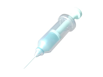 Medical Device Syringe Disposable Sterile Safe For Clinical Medical Injection Use With Needle 3d model