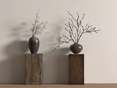 New Chinese Style Middle Ancient Flower Art Middle Ancient Style Flower Art 3d model