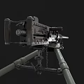 Realistic heavy machine gun 3D model 3d model