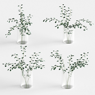 Modern vase ornaments 3d model