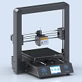 Industrial 3D Printer With Metal Frame Precision Print Head Build Platform And Digital Display Panel