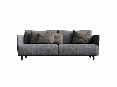 Modern Double Sofa Simple Multiplayer Sofa model