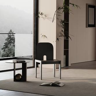 modern leisure chair 3d model