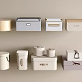 Decorative Storage Box Set With Various Shapes Multiple Colors And Handles For Home Decor