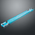 Drawer Slide Track Slide Equipment Parts Realistic 3d model