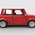 LEGO Toy Blocks minicooper Mini sports car Sedan Mini Car Car 3d model