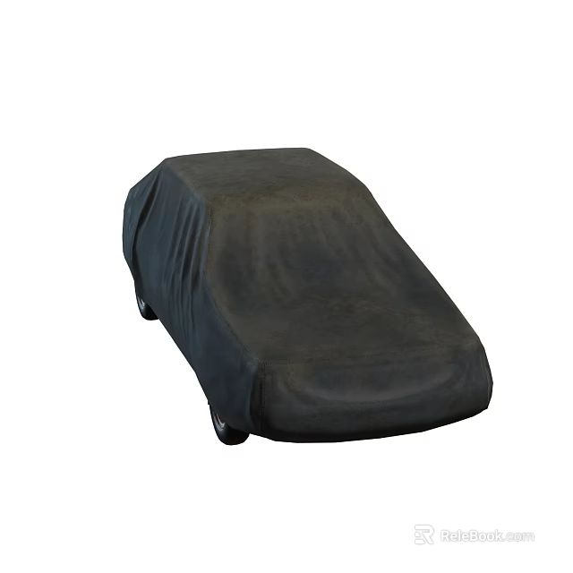 Soft Black Fabric Covered Recliner Chair With Wheels And Modern Design 3d model 