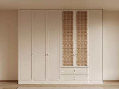 French Cream Wardrobe 3d model