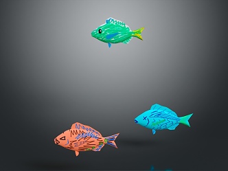 Fish Freshwater Fish Sea Fish Animal Game Animal Cartoon Animal Realistic Animal 3d model