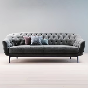 Double sofa 3d model