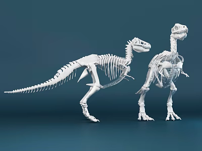 Modern Skeleton Dinosaur Skeleton 3d model