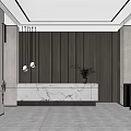 Modern Front Desk Company Front Desk 3d model
