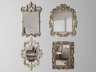 European mirror SU model 3d model