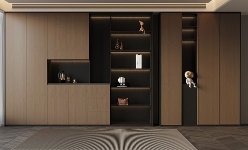 Italian Minimalist Wardrobe 3d model