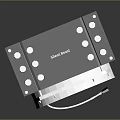 Heat sink host mechanical radiator computer radiator fan 3d model