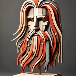 Modern art installation art ornaments 3d model