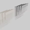 Layered Neutral Tones Curtains With Modern Light Filtering Design For Home Interiors