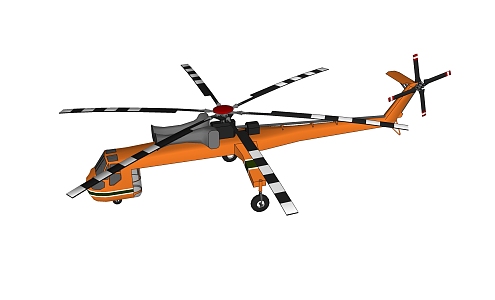 Helicopter 3d model