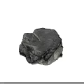 Natural Rock Structure With Rough Gray Surface And Textured Details In Outdoor Setting