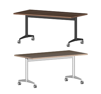 Modern desk combination 3d model