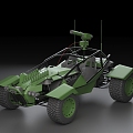 Sci-fi car off-road vehicle chariot 3d model