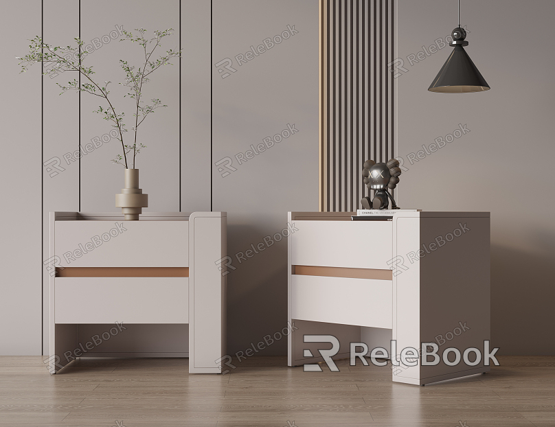 Modern bedside table model