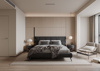 Modern Bedroom 3d model