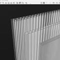 Transparent Striped Panel With Ribbed Structure For Lightweight Building Design
