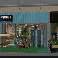 PRUNE Plant Shop Exterior With Green Plants Flowers And Coffee Area