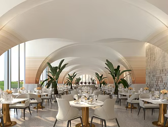 Cafeteria 3d model