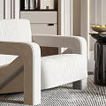 Modern Casual Sofa Combination Single Sofa 3d model
