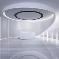 Modern Front Desk 3d model