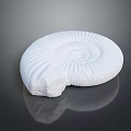 modern fossil chrysanthemum ancient fossil biological fossil 3d model